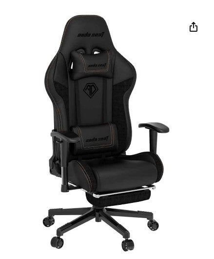 Anda Seat Jungle 2 Pro Silla Gaming Ergonómica - Negra | Ajustable y Resistente