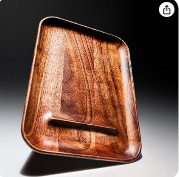 Base de Carga PAX para Vaporizadores – Compatible con PAX 2, PAX 3, PAX Mini y Plus, Madera de Nogal