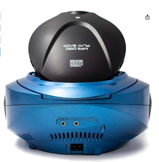 Lauson CP636 – Radio y Reproductor de CD Portátil con USB y MP3 (Azul)