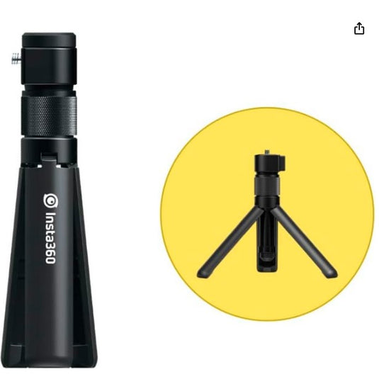 Insta360 Bullet Time Bundle – Kit Selfie Stick Invisible y Manija Ergonómica con Trípode Integrado, Extensible 120 cm, Compatible con ONE/ONE X/EVO