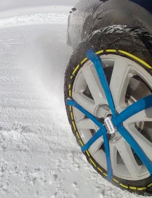 Michelin Easy Grip Evolution 10 – Cadenas de Nieve Compuestas, Certificadas EN1662-1:2020, Montaje Rápido y Seguro