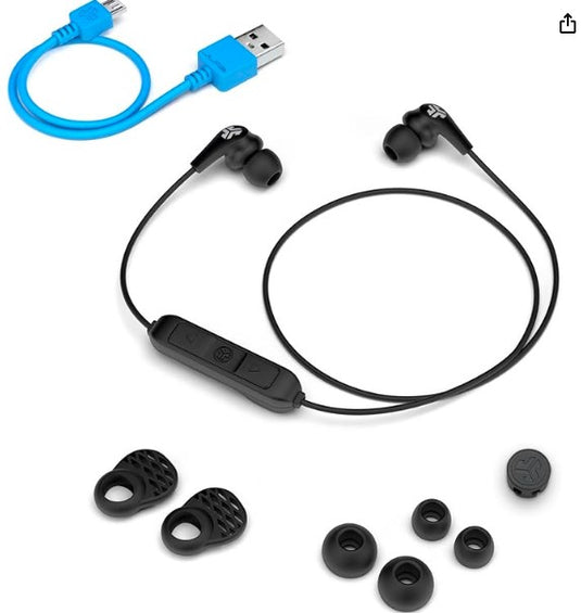 JLab JBuds Pro | Auriculares Inalámbricos Bluetooth con Controladores de Titanio, Aislamiento de Ruido y Sonido EQ3 Personalizado