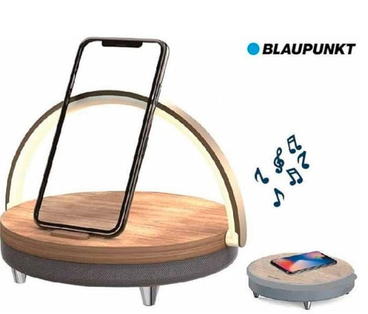 Altavoz Bluetooth Blaupunkt BLP0420-193 Portátil con Cargador Inalámbrico | 10 W | Impermeable