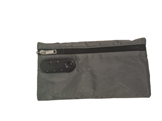 Bolsa KP Stash Bag Gris con Control de Olores y Candado de Seguridad Marca PAX