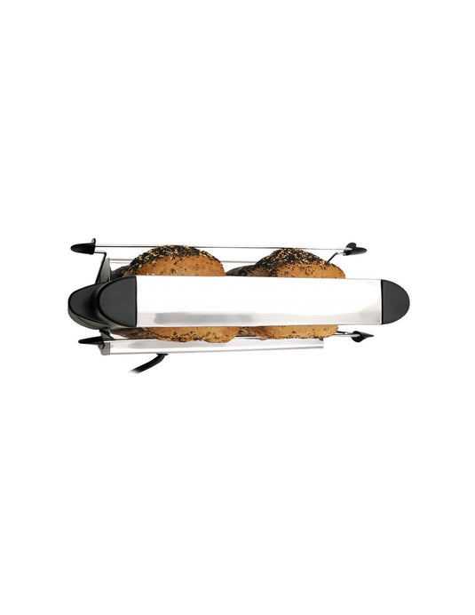 Tostadora Vertical 750W Acero Inoxidable Negra